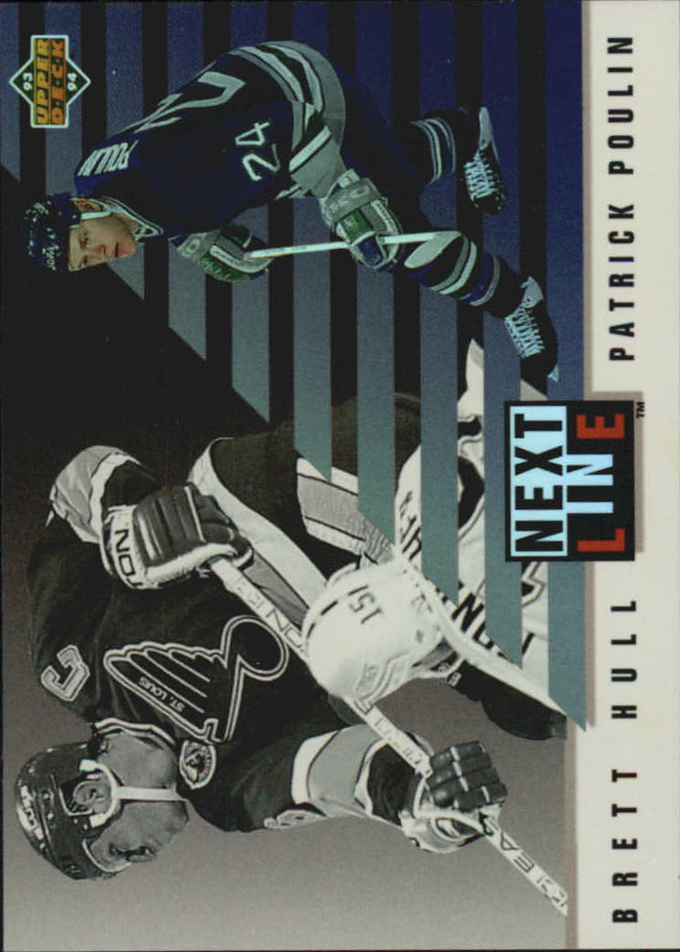 1993-94 Upper Deck Next In Line #NL2 Brett Hull/Patrick Poulin