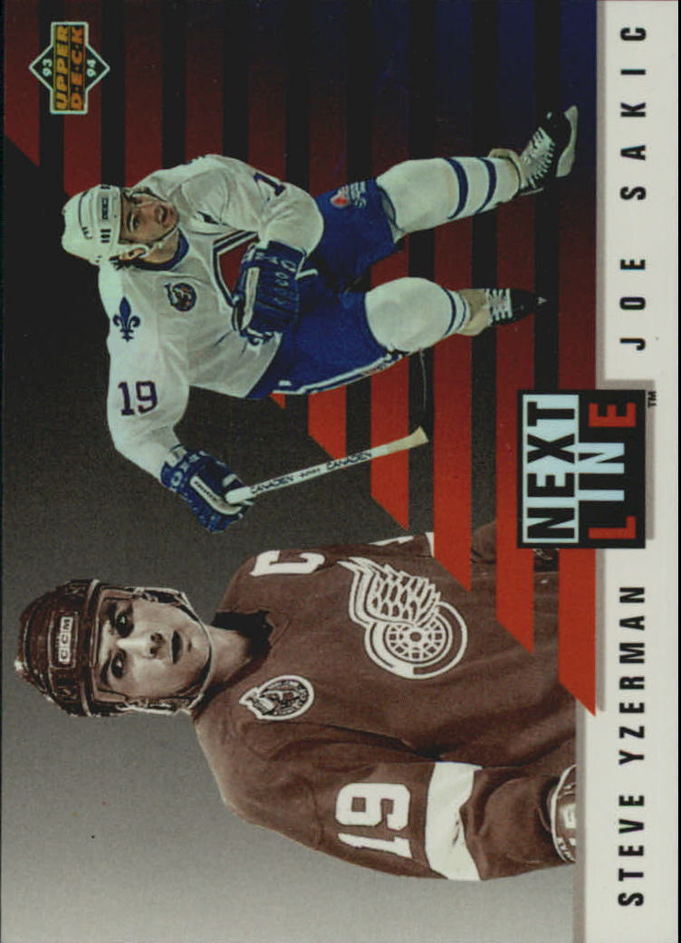 1993-94 Upper Deck Next In Line #NL3 Steve Yzerman/Joe Sakic