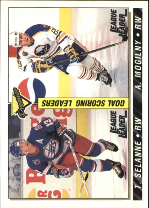 1993-94 OPC Premier #148 A.Mogilny/T.Selanne LL