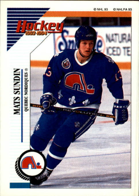 1993-94 Panini Stickers #68 Mats Sundin