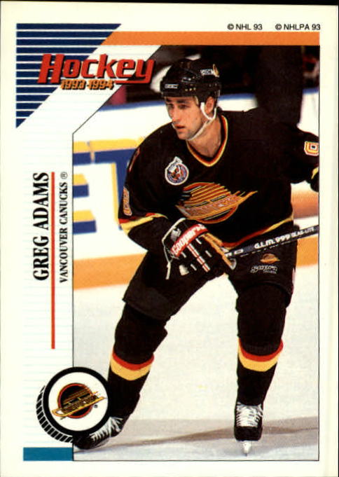 1993-94 Panini Stickers #173 Greg Adams