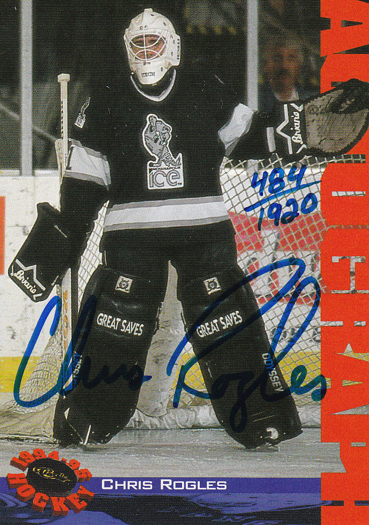1994 Classic Autographs #NNO Chris Rogles/1920