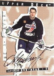 1994-95 Be A Player Autographs #67 Alexander Godynyuk