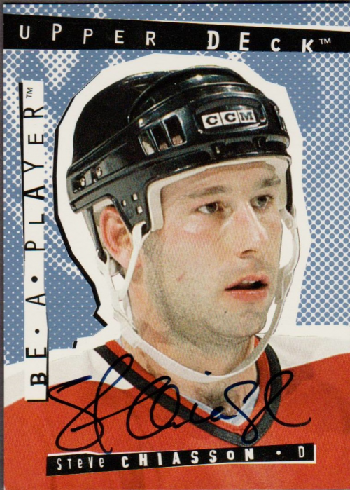 1994-95 Be A Player Autographs #130 Steve Chiasson