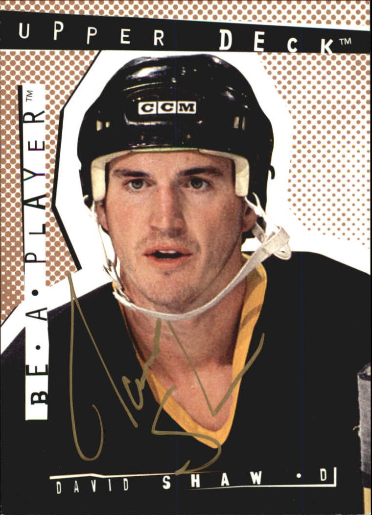 1994-95 Be A Player Autographs #136 David Shaw