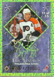 1994-95 Leaf Gold Stars #11 Mario Lemieux/Eric Lindros