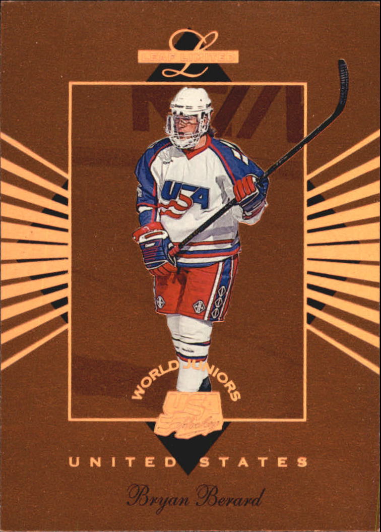 1994-95 Leaf Limited World Juniors USA #1 Bryan Berard