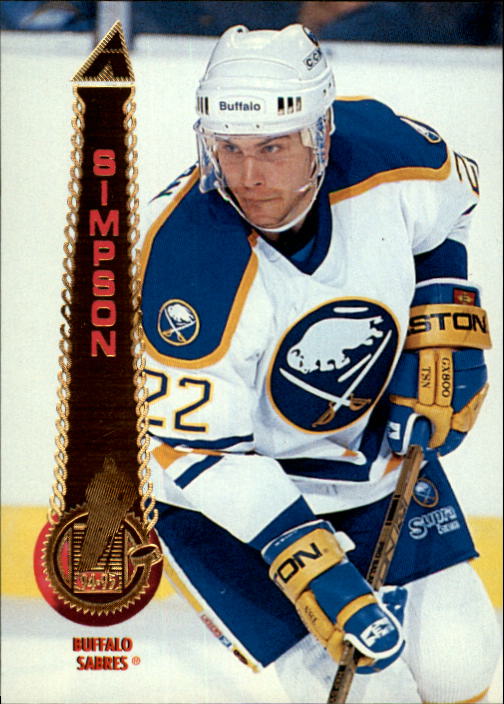 1994-95 Pinnacle #294 Craig Simpson
