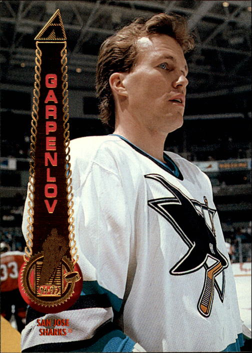 1994-95 Pinnacle #296 Johan Garpenlov