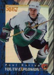 1994-95 Select Youth Explosion #YE5 Paul Kariya