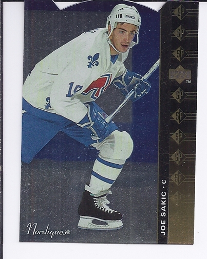 1994-95 Upper Deck SP Inserts Die Cuts #SP65 Joe Sakic