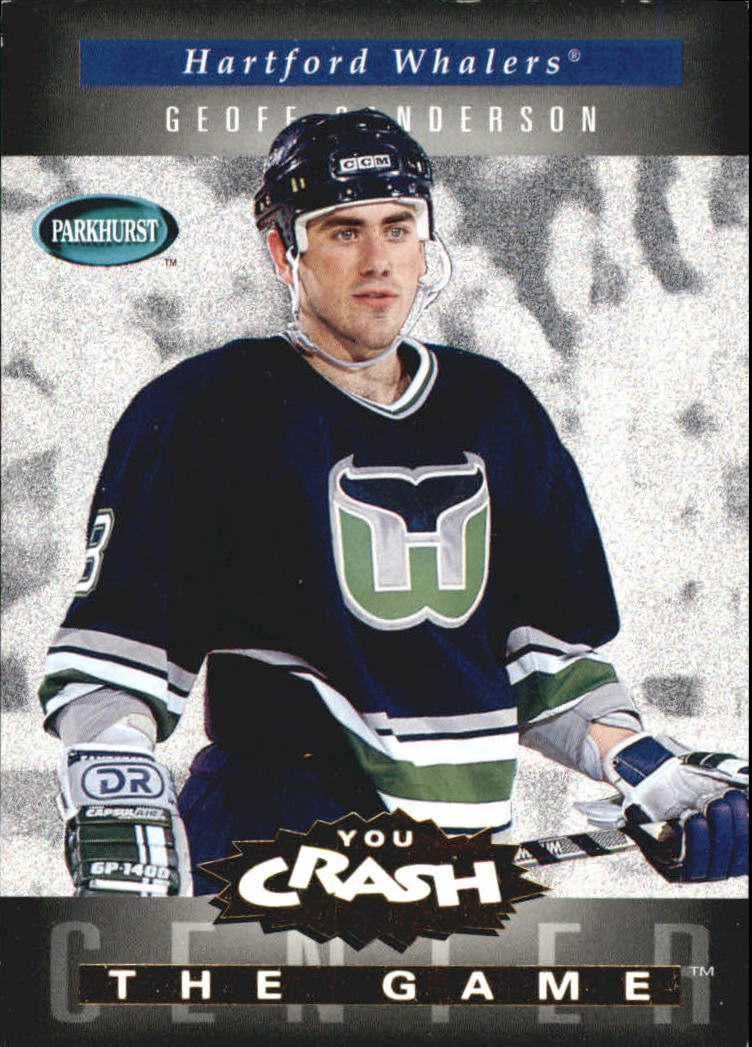 1994-95 Parkhurst Crash the Game Gold #10 Geoff Sanderson