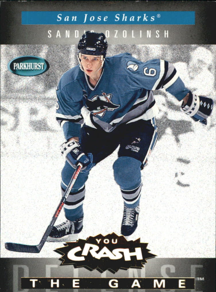 1994-95 Parkhurst Crash the Game Gold #21 Sandis Ozolinsh