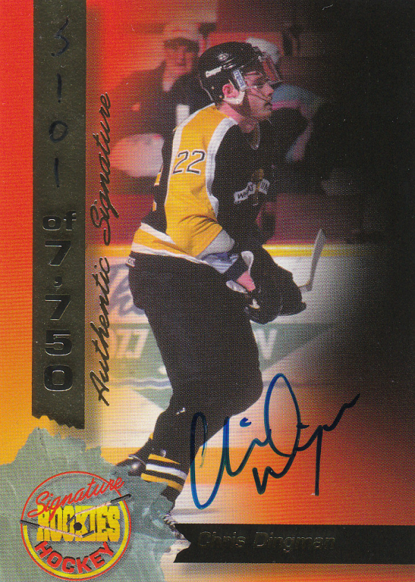 1995 Signature Rookies Signatures #20 Chris Dingman
