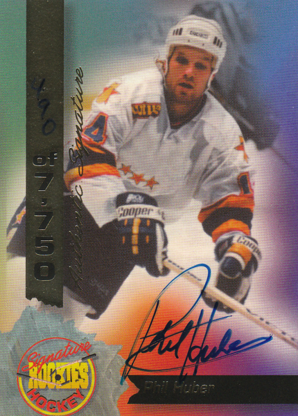 1995 Signature Rookies Signatures #38 Phil Huber