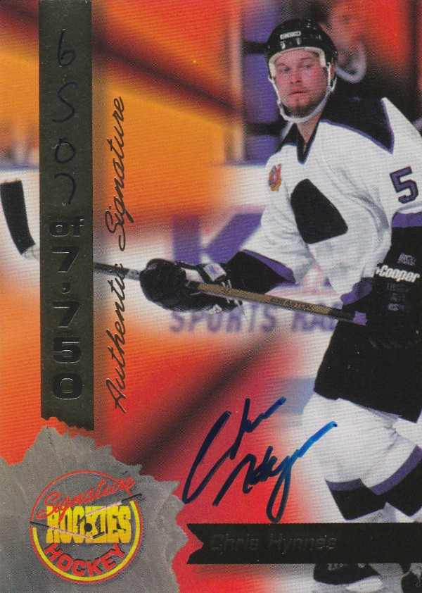 1995 Signature Rookies Signatures #41 Chris Hynnes