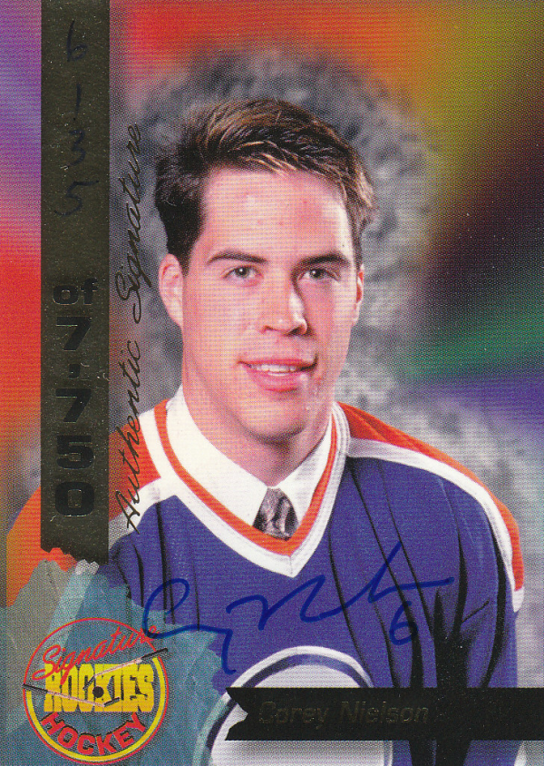 1995 Signature Rookies Signatures #48 Corey Nielson