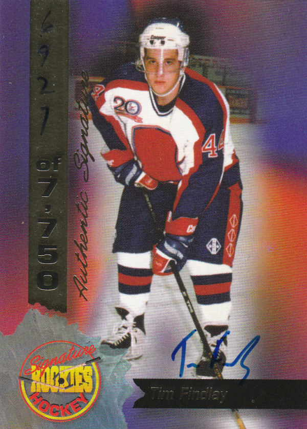 1995 Signature Rookies Signatures #61 Tim Findlay