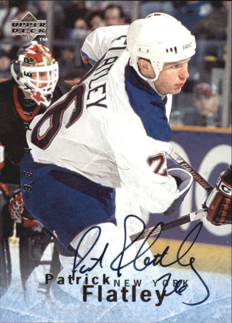 1995-96 Be A Player Autographs #S13 Pat Flatley