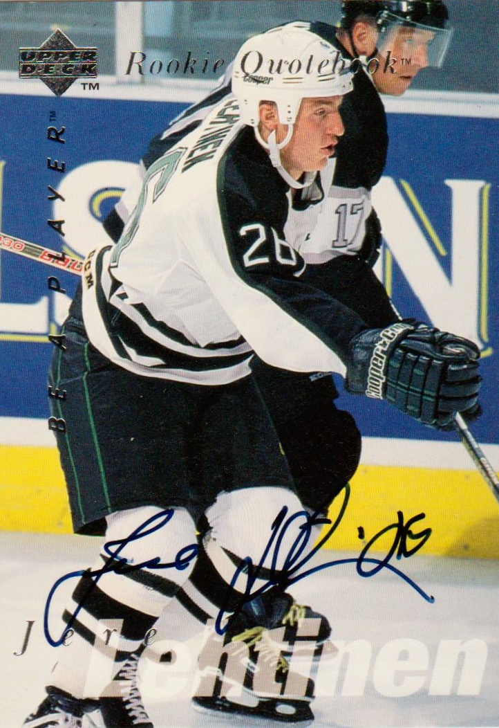 1995-96 Be A Player Autographs #S175 Jere Lehtinen