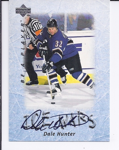 1995-96 Be A Player Autographs #S213 Dale Hunter