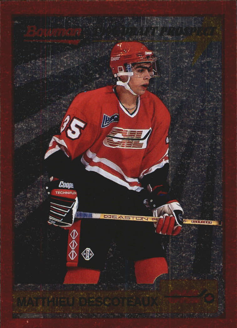 1995-96 Bowman Draft Prospects #P9 Matthieu Descoteaux