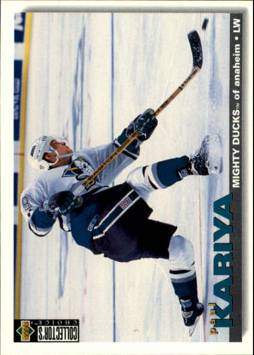 1995-96 Collector's Choice #159 Paul Kariya