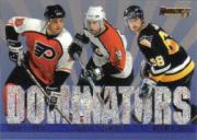 1995-96 Donruss Dominators #2 John LeClair/Mikael Renberg/Jaromir Jagr