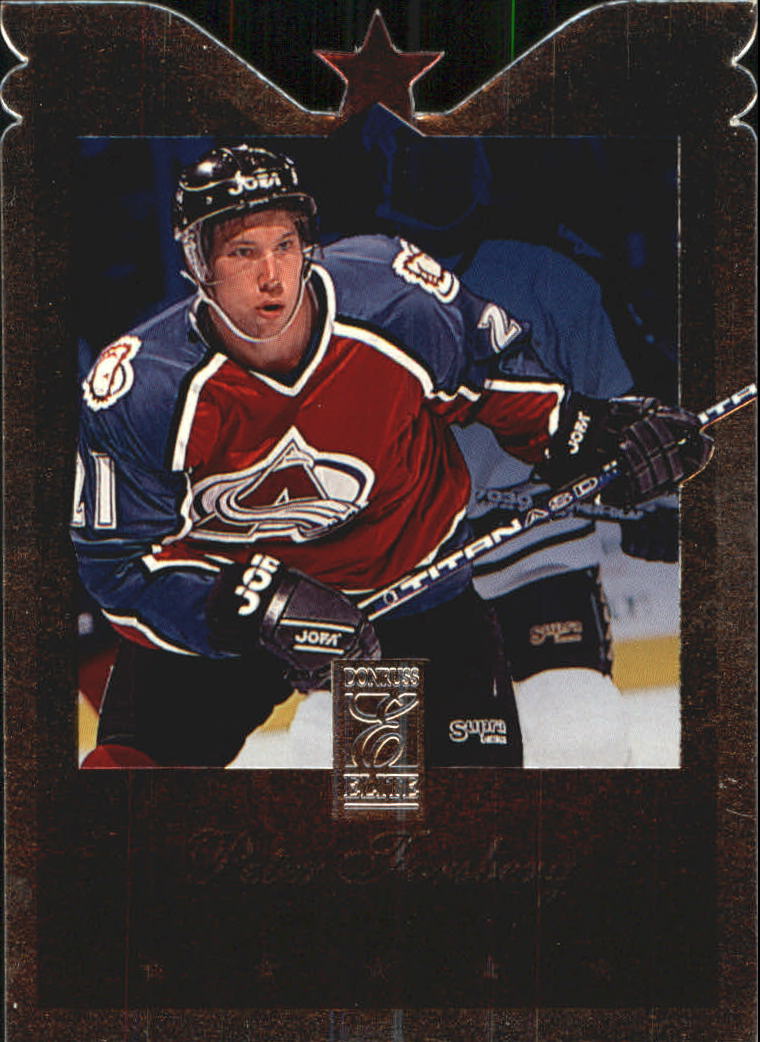 1995-96 Donruss Elite Die Cuts #39 Peter Forsberg