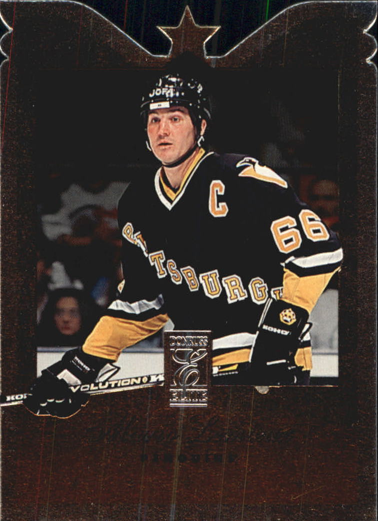 1995-96 Donruss Elite Die Cuts #66 Mario Lemieux