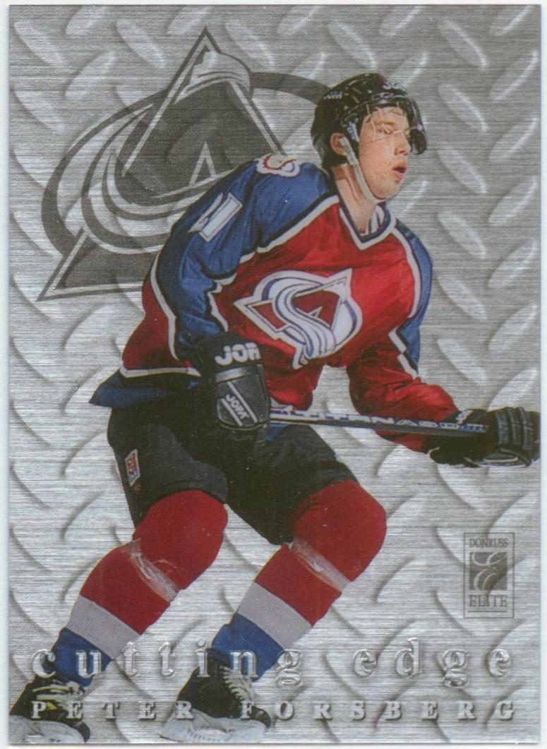 1995-96 Donruss Elite Cutting Edge #4 Peter Forsberg