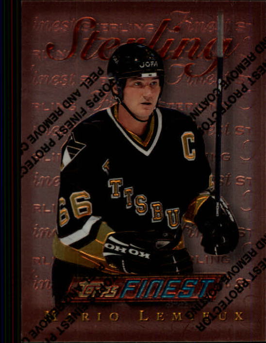 1995-96 Finest #150 Mario Lemieux B