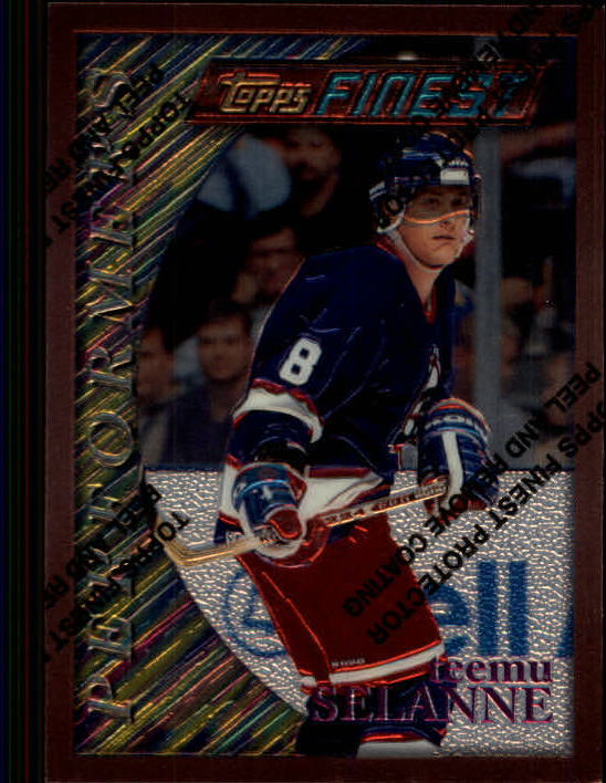 1995-96 Finest #155 Teemu Selanne B