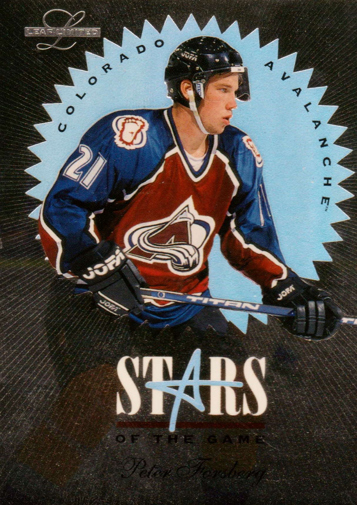 1995-96 Leaf Limited Stars of the Game #4 Peter Forsberg