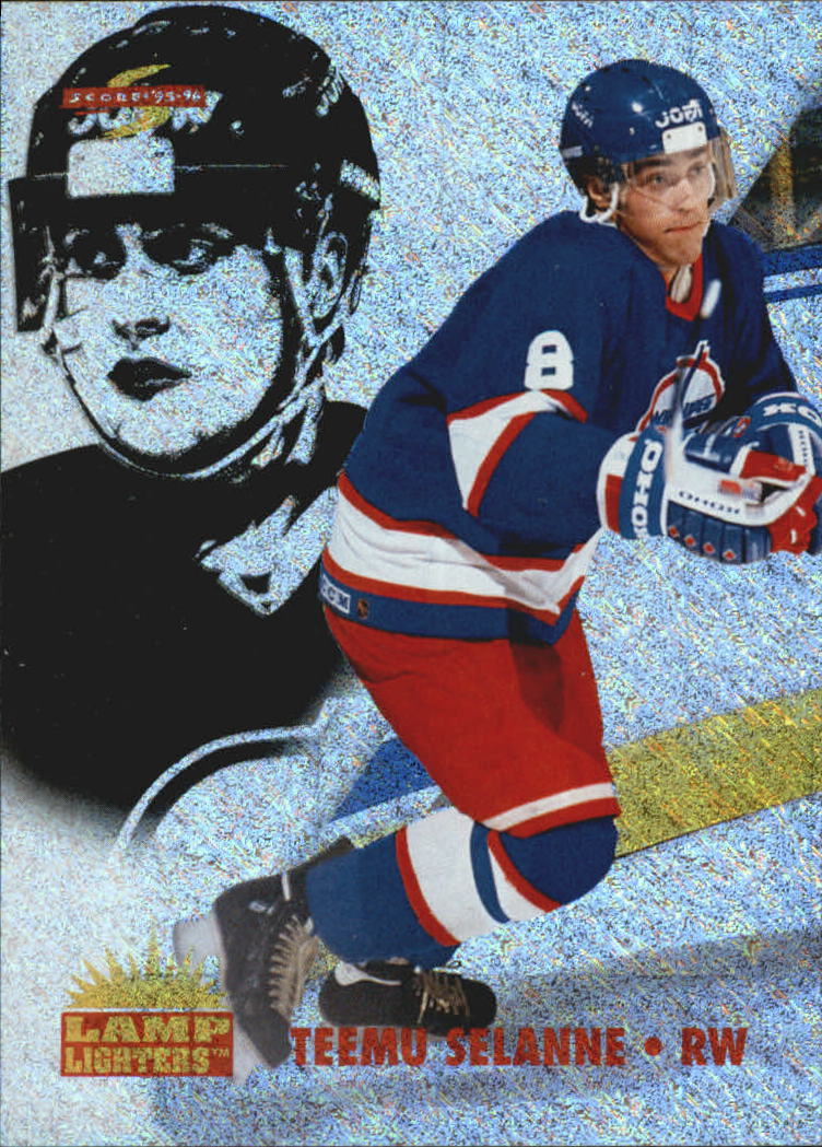 1995-96 Score Lamplighters #14 Teemu Selanne