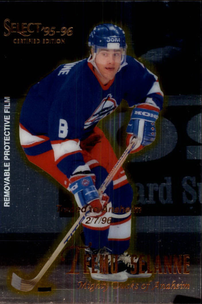 1995-96 Select Certified #76 Teemu Selanne