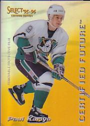 1995-96 Select Certified Future #3 Paul Kariya