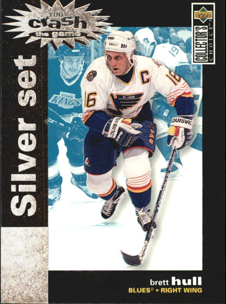 1995-96 Collector's Choice Crash the Game Silver Prize #C5 Brett Hull