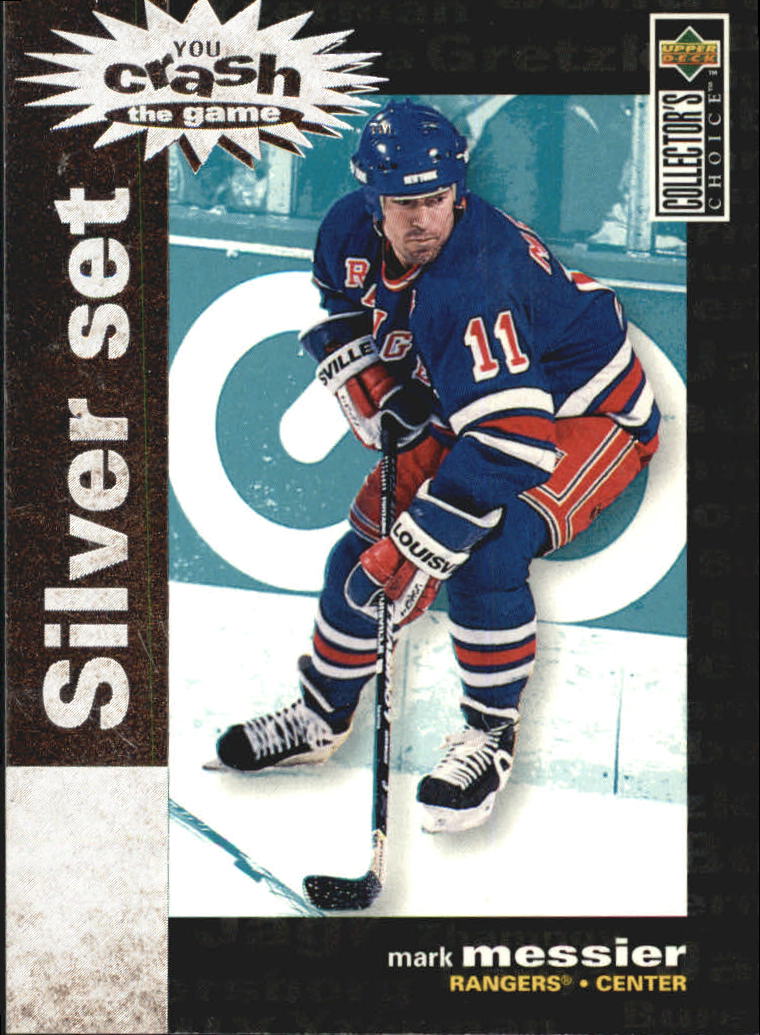 1995-96 Collector's Choice Crash the Game Silver Prize #C6 Mark Messier