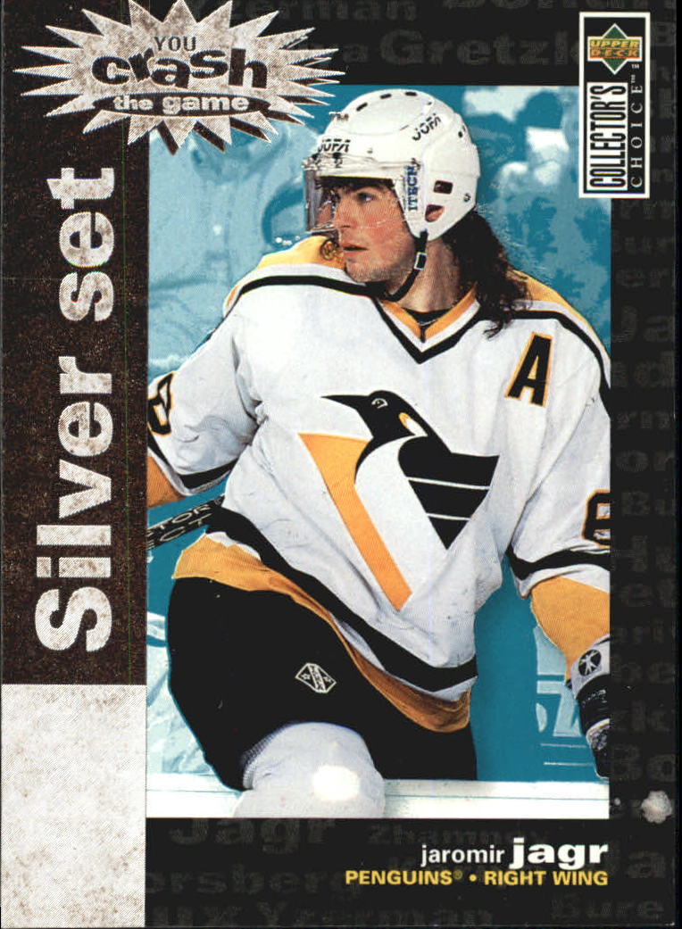 1995-96 Collector's Choice Crash the Game Silver Prize #C7 Jaromir Jagr
