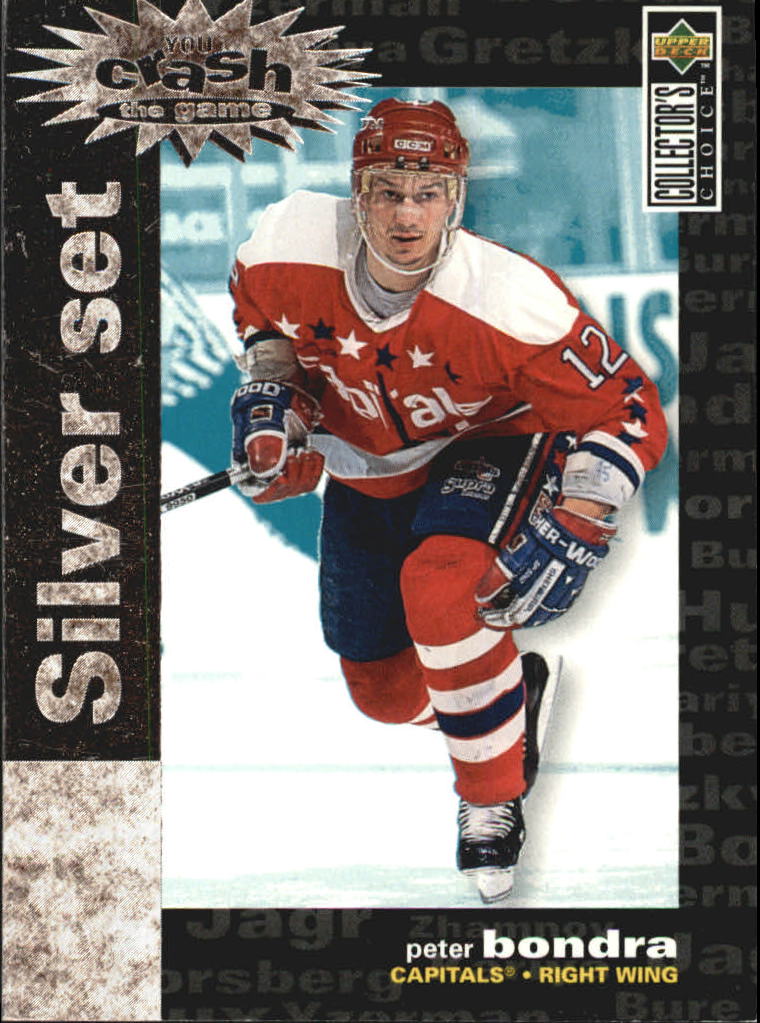 1995-96 Collector's Choice Crash the Game Silver Prize #C13 Peter Bondra
