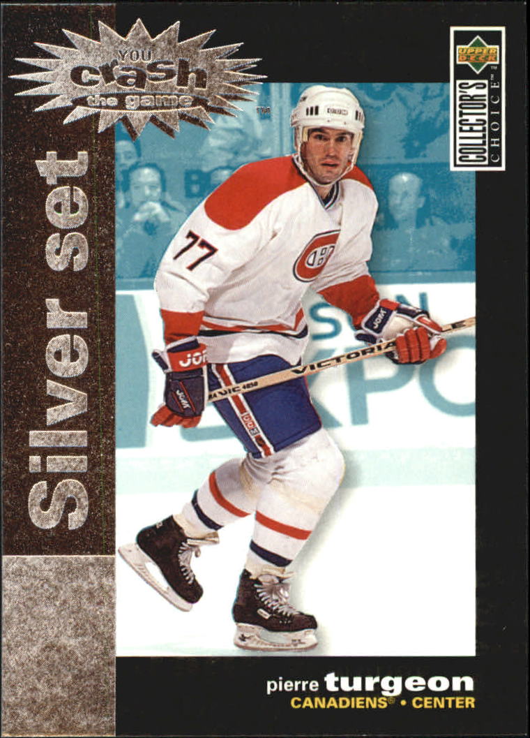1995-96 Collector's Choice Crash the Game Silver Prize #C15 Pierre Turgeon