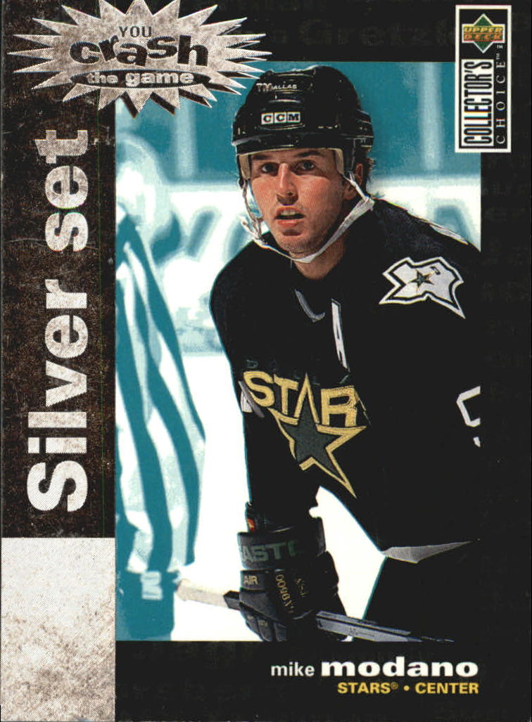 1995-96 Collector's Choice Crash the Game Silver Prize #C16 Mike Modano