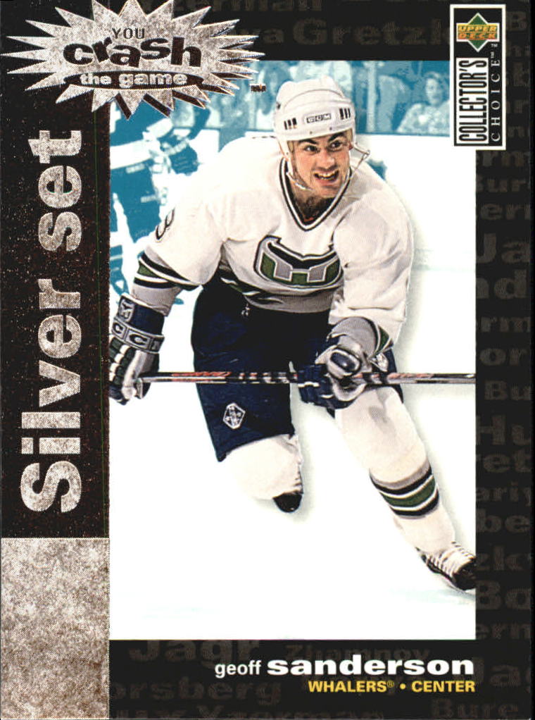 1995-96 Collector's Choice Crash the Game Silver Prize #C22 Geoff Sanderson