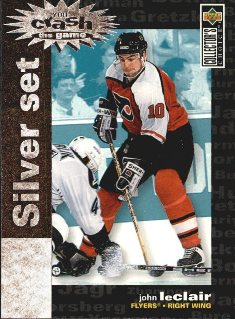 1995-96 Collector's Choice Crash the Game Silver Prize #C23 John LeClair