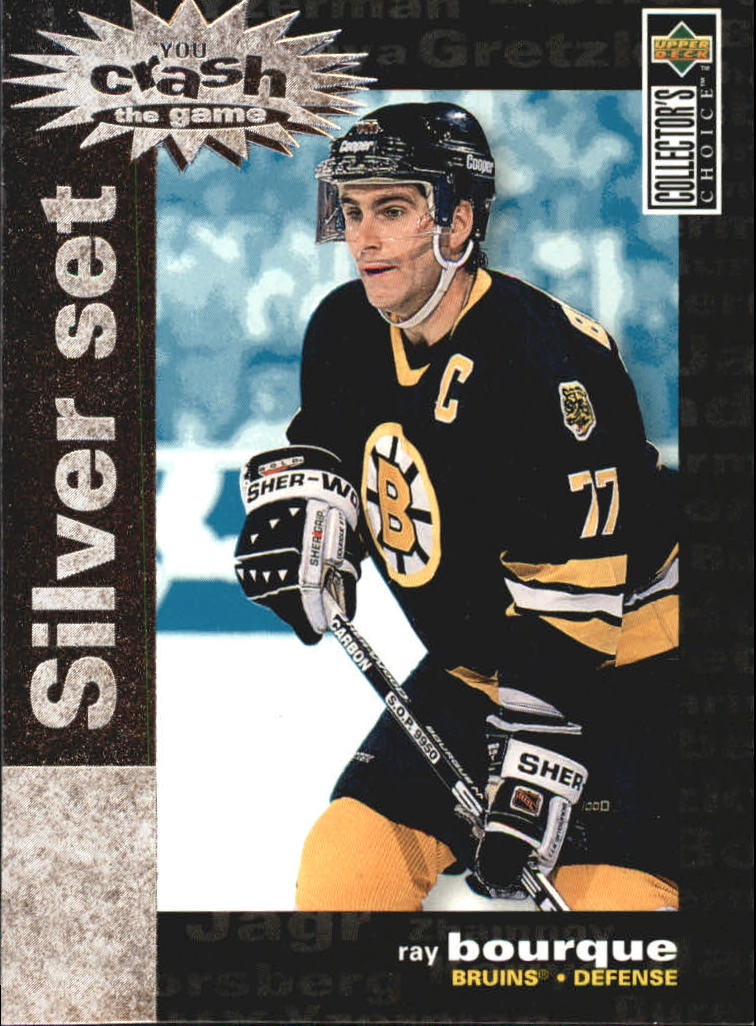 1995-96 Collector's Choice Crash the Game Silver Prize #C24 Ray Bourque