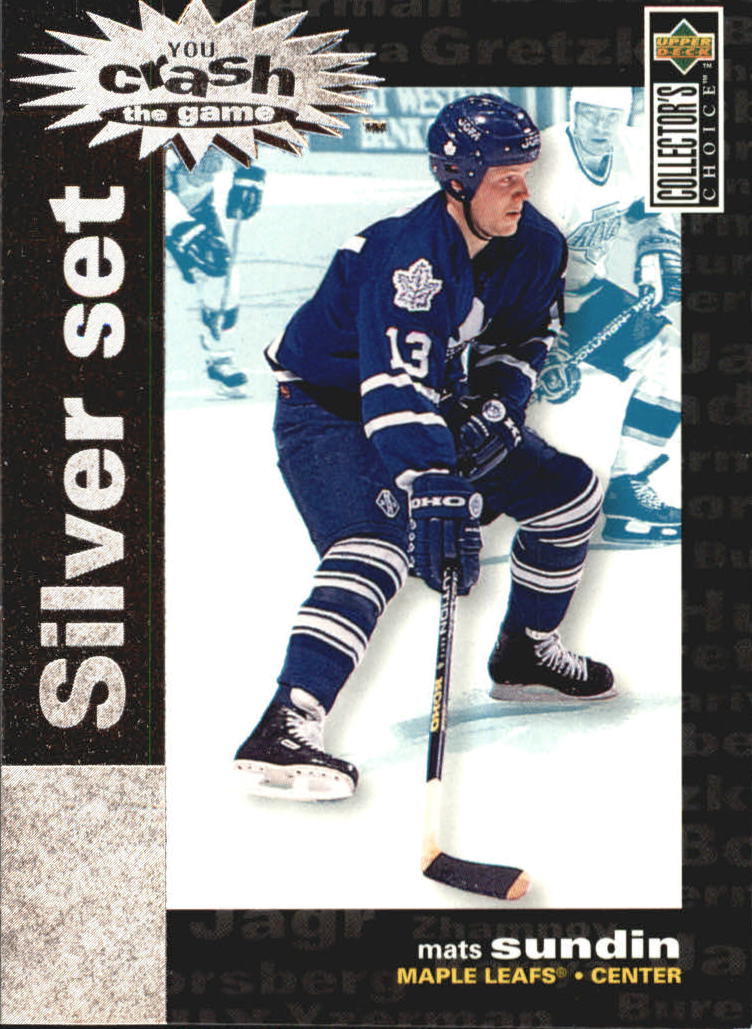 1995-96 Collector's Choice Crash the Game Silver Prize #C30 Mats Sundin