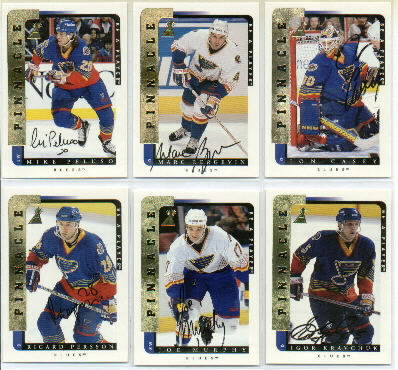 1996-97 Be A Player Autographs #136 Mike Peluso