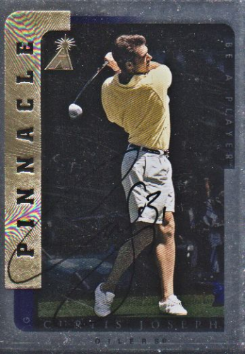 1996-97 Be A Player Autographs Silver #206 Curtis Joseph