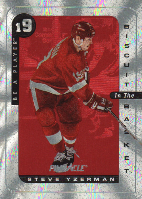 1996-97 Be A Player Biscuit In The Basket #13 Steve Yzerman